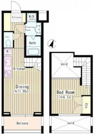 フォーフロント 302 間取り図