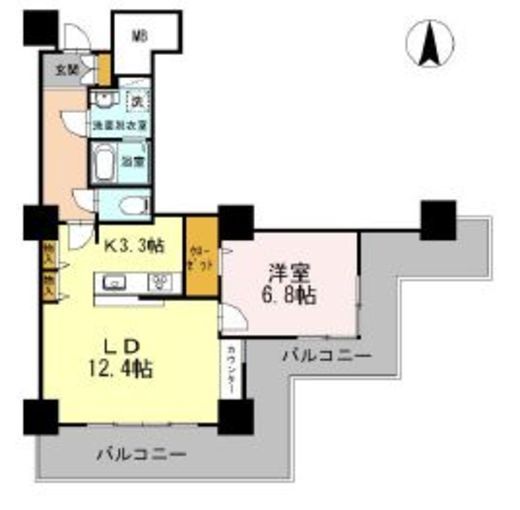 品川シーサイドビュータワー1 2008 間取り図