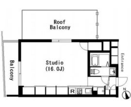 ラティエラ学芸大学 304 間取り図