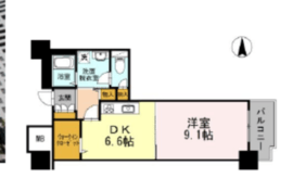 品川シーサイドビュータワー1 2305 間取り図
