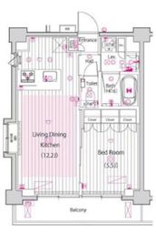 ガーラ大井町グランドステージ 6階 間取り図