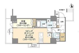 ピアース浅草 2階 間取り図