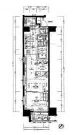 オープンレジデンシア日本橋横山町 14階 間取り図