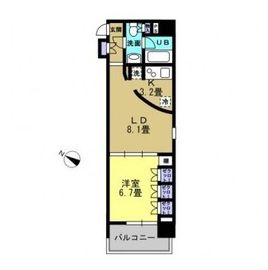 コンフォリア西麻布 703 間取り図