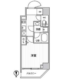 グラシアプレイス錦糸町 201 間取り図