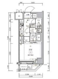 グラシアプレイス錦糸町 301 間取り図