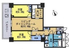 代官山アドレス ザ・タワー 31階 間取り図