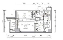 グラシアプレイス錦糸町 205 間取り図