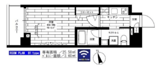 ステージグランデ上野 803 間取り図