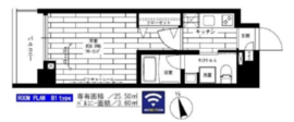 ステージグランデ上野 803 間取り図