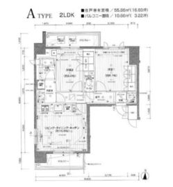 グラーサ中野坂上 4階 間取り図