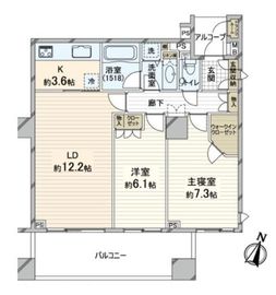 イトーピア四番町 5階 間取り図