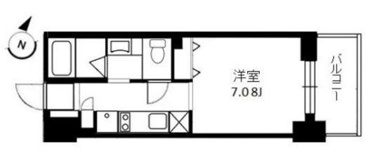 ラティエラ中野 502 間取り図