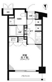 オーキッドレジデンス神楽坂 314 間取り図