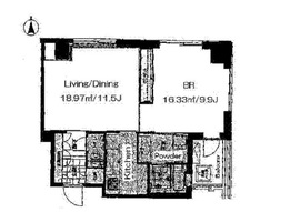 代官山プラザ 706 間取り図