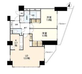 クレッセント渋谷神泉 11階 間取り図