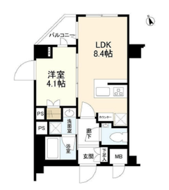 ザ三軒茶屋ハウス 1階 間取り図