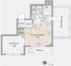 アーバンパーク王子 402 間取り図