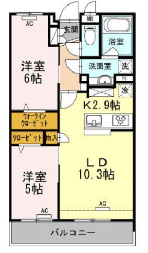 BLESS北新宿 5073 間取り図