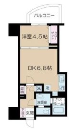 アクシア新宿御苑 7階 間取り図