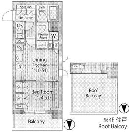 N'sウエスト蒲田 501 間取り図