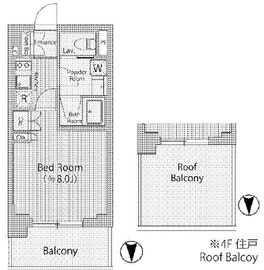 N'sウエスト蒲田 502 間取り図