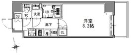 S-RESIDENCE浅草 (エスレジデンス浅草) 204 間取り図