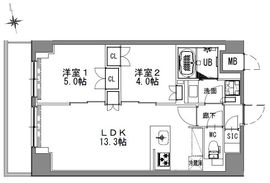 S-RESIDENCE浅草 (エスレジデンス浅草) 301 間取り図