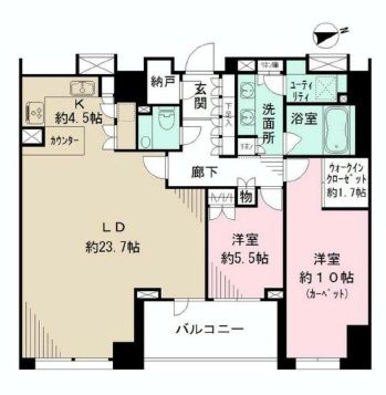 ザ・パークハウスグラン三番町 12階 間取り図