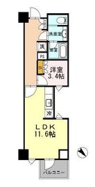 プレミスト赤坂檜町公園 1階 間取り図