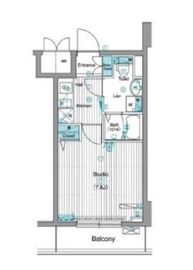 グランド・ガーラ銀座 6階 間取り図