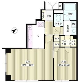 エスペランサ南青山 102 間取り図