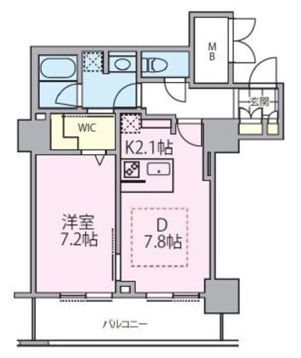 ロイヤルパークスタワー南千住 2311 間取り図