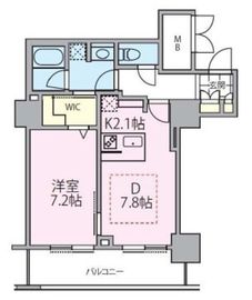 ロイヤルパークスタワー南千住 2311 間取り図