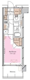 ブランシエスタ糀谷 605 間取り図