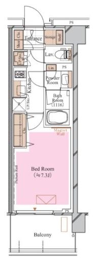 ブランシエスタ糀谷 503 間取り図