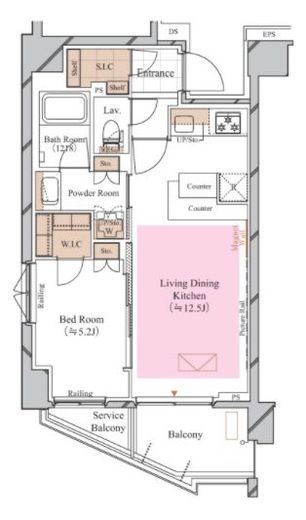 ブランシエスタ糀谷 709 間取り図
