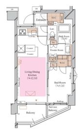 ブランシエスタ糀谷 401 間取り図