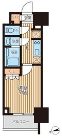 クロスレジデンス蒲田2 202 間取り図