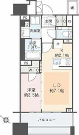 ドレッセ都立大学 5階 間取り図