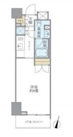 コンシェリア西新宿 7階 間取り図