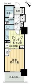 ライオンズタワー池袋 2階 間取り図