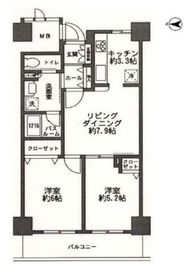 イーストコア曳舟一番館 10階 間取り図