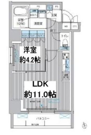 レジェンダリーコート赤羽ANNEX 101 間取り図
