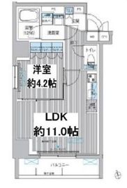 レジェンダリーコート赤羽ANNEX 101 間取り図