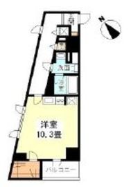 TKフラッツ渋谷 501 間取り図