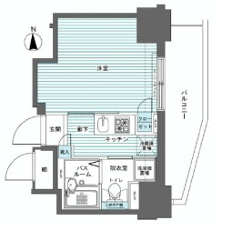 フェニックス西参道タワー 8階 間取り図
