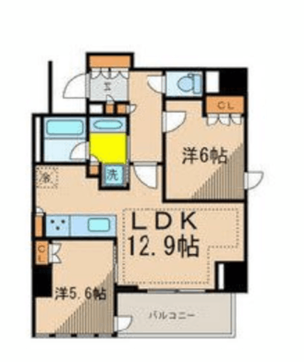宮益坂ビルディングザ・渋谷レジデンス 8階 間取り図