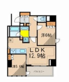 宮益坂ビルディングザ・渋谷レジデンス 8階 間取り図