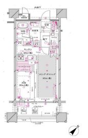 オーパスレジデンス銀座イースト 402 間取り図